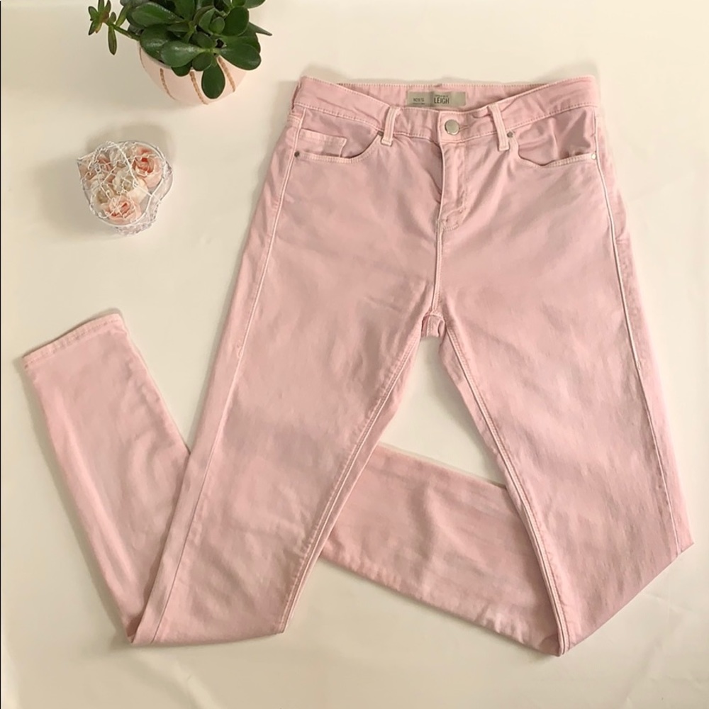 TOPSHOP MOTO Pink Skinny Jean